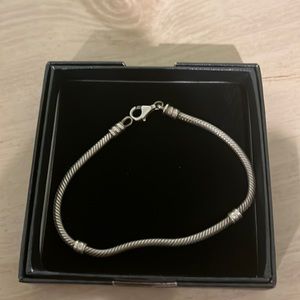 silver pandora bracelet